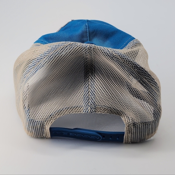 Ford Bronco Patch Blue and Sunset Vintage  Style Trucker Hat - Picture 3 of 4